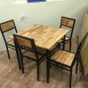 Ban Ghe Cafe Go Cao Su